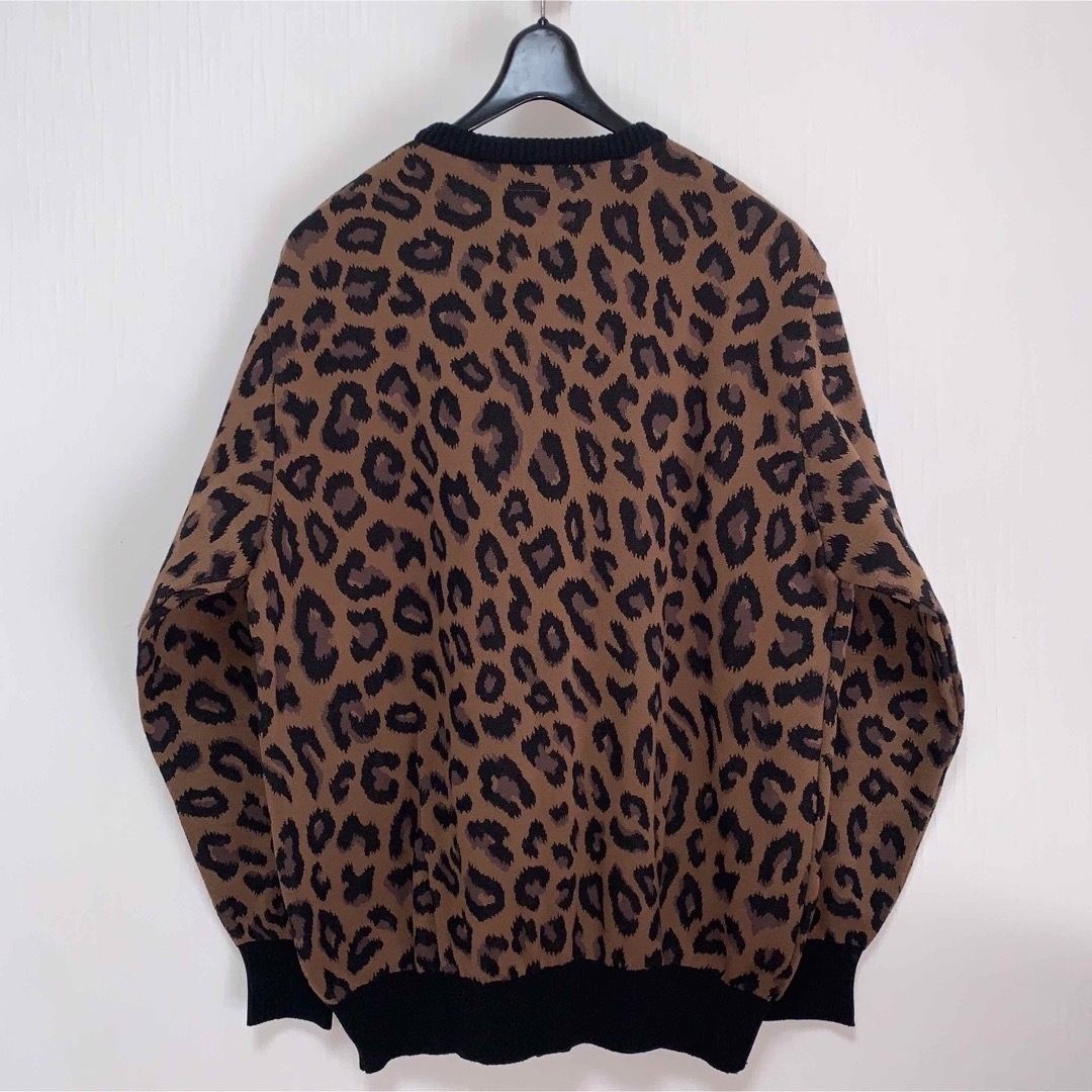 WACKO MARIA(ワコマリア)のM【WACKOMARIA】LEOPARD CARDIGAN ／新品タグ付／送料込 メンズのトップス(カーディガン)の商品写真