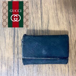 グッチ(Gucci)のGUCCI グッチ キーケース 黒(キーケース)