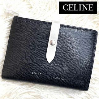 107cm×高さ正規品　CELINE　パスケース　ブラック　サフィアーノ柄 10F993BEL