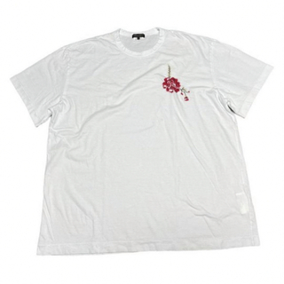 コムデギャルソン(COMME des GARCONS)のコムデギャルソンオムプリュス 22ss 花刺繍 BIGシルエットTシャツ(Tシャツ/カットソー(半袖/袖なし))