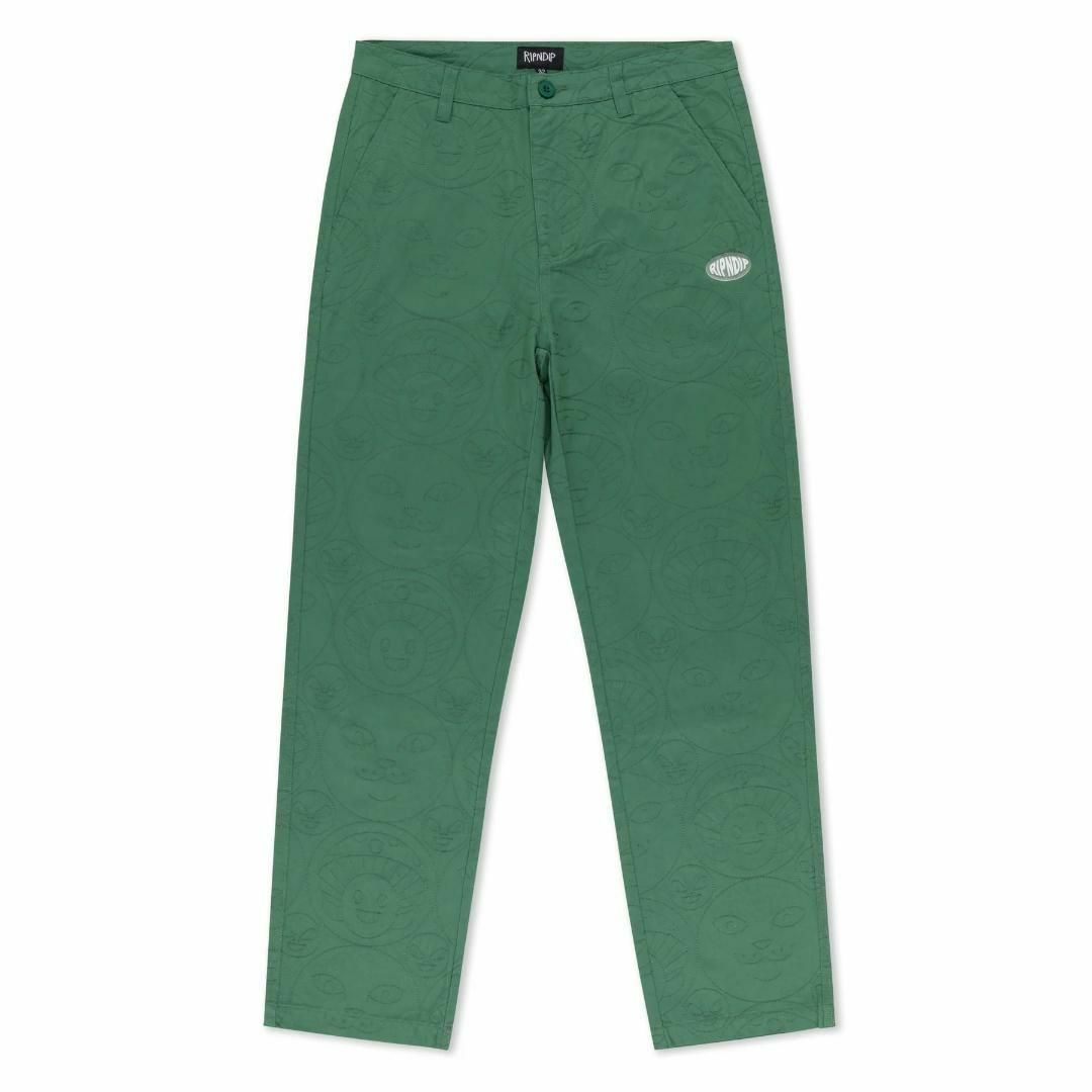 RIPNDIP(リップンディップ)のRIPNDIP BARRY BONDS TWILL PANTS (PINE)新品 メンズのパンツ(その他)の商品写真