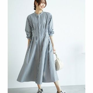 ロペピクニック(Rope' Picnic)の【ネイビー系（41）】ウエストタックワンピース(ロングワンピース/マキシワンピース)