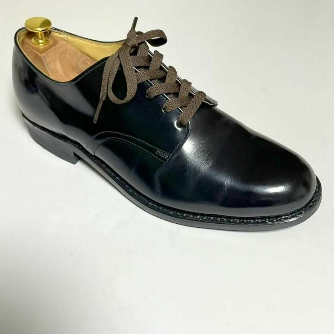 サービスシューズ靴紐 ポストマン 80cm 茶＆黒紐セット 古着ヴィンテージ メンズの靴/シューズ(ドレス/ビジネス)の商品写真