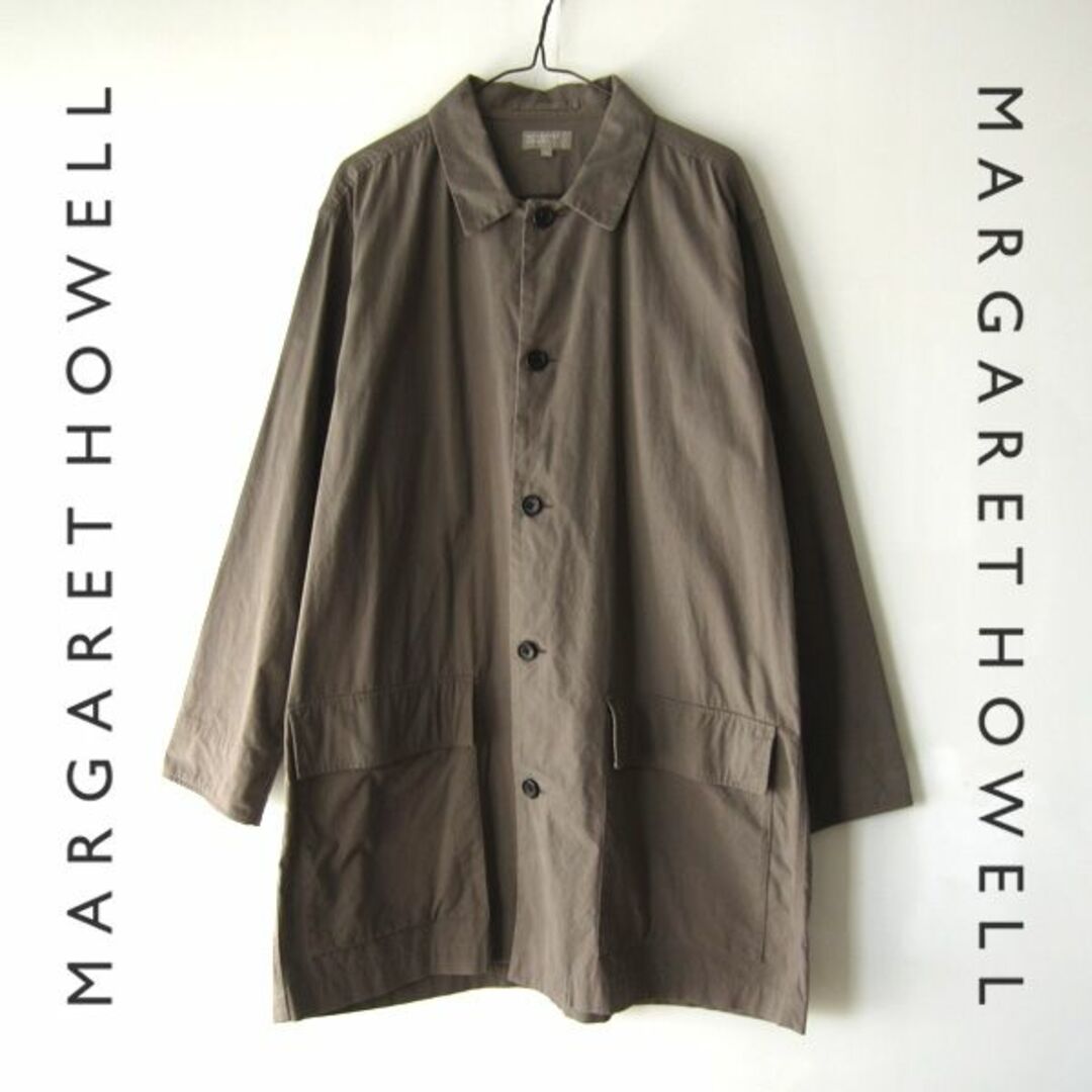 MARGARET HOWELL(マーガレットハウエル)の美品　MARGARET HOWELL／マーガレットハウエル★　ステンカラーコート メンズのジャケット/アウター(ステンカラーコート)の商品写真