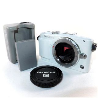 OLYMPUS PEN Lite E-PL6 ホワイト ミラーレス オリンパス k2306(ミラーレス一眼)