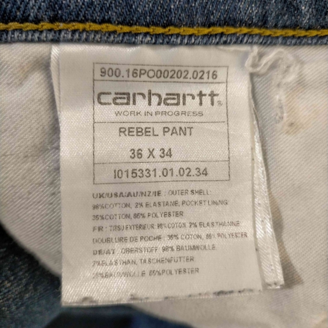 Charhartt WIP(カーハートダブリューアイピー)のCarhartt WIP(カーハートワークインプログレス) REBEL PANT メンズのパンツ(デニム/ジーンズ)の商品写真