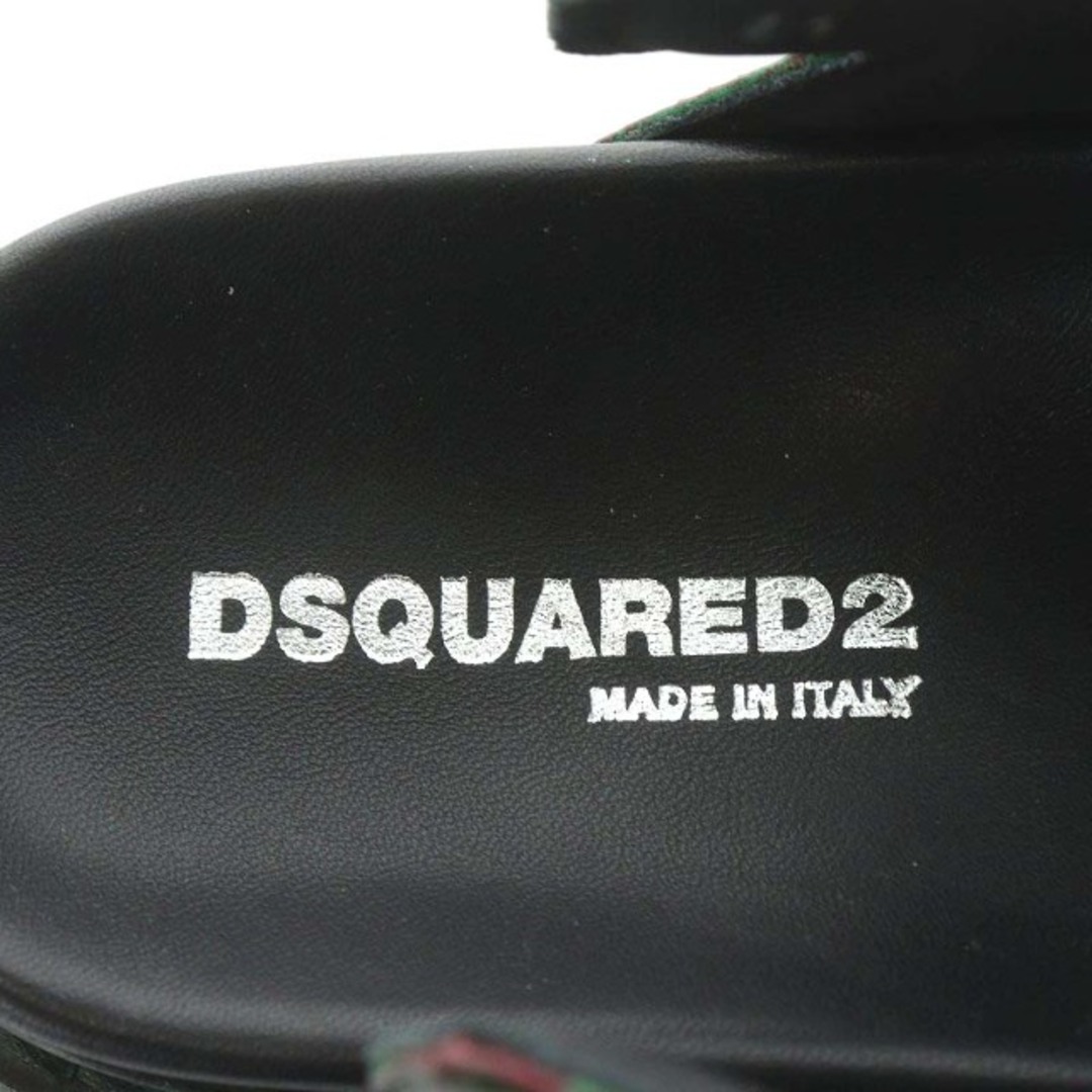 DSQUARED2(ディースクエアード)のDSQUARED2 サンダル ストラップ 厚底 41 26.0cm 緑 メンズの靴/シューズ(サンダル)の商品写真