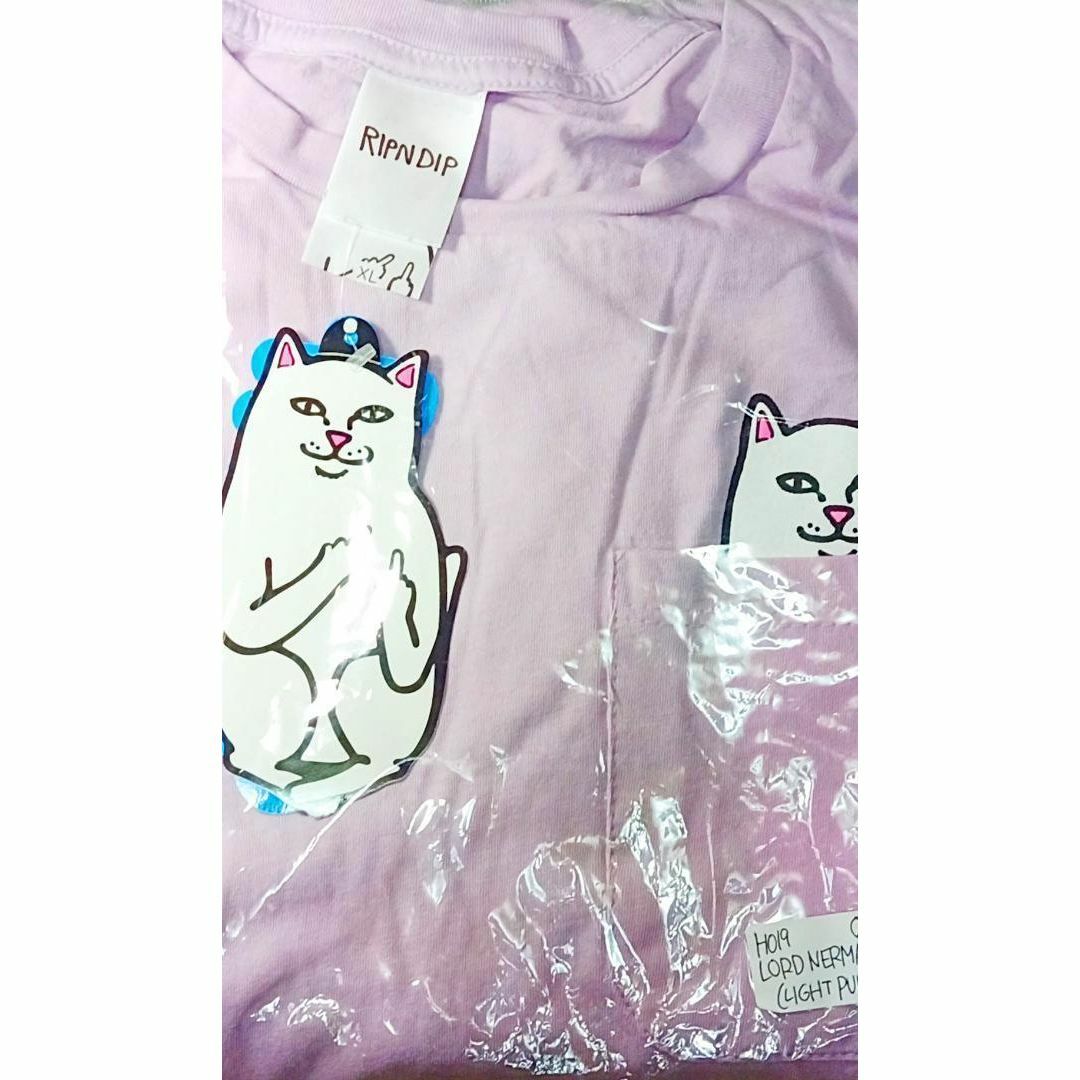 RIPNDIP(リップンディップ)のRIPNDIP Nermal LS T Light Purple XL新品 メンズのトップス(Tシャツ/カットソー(七分/長袖))の商品写真