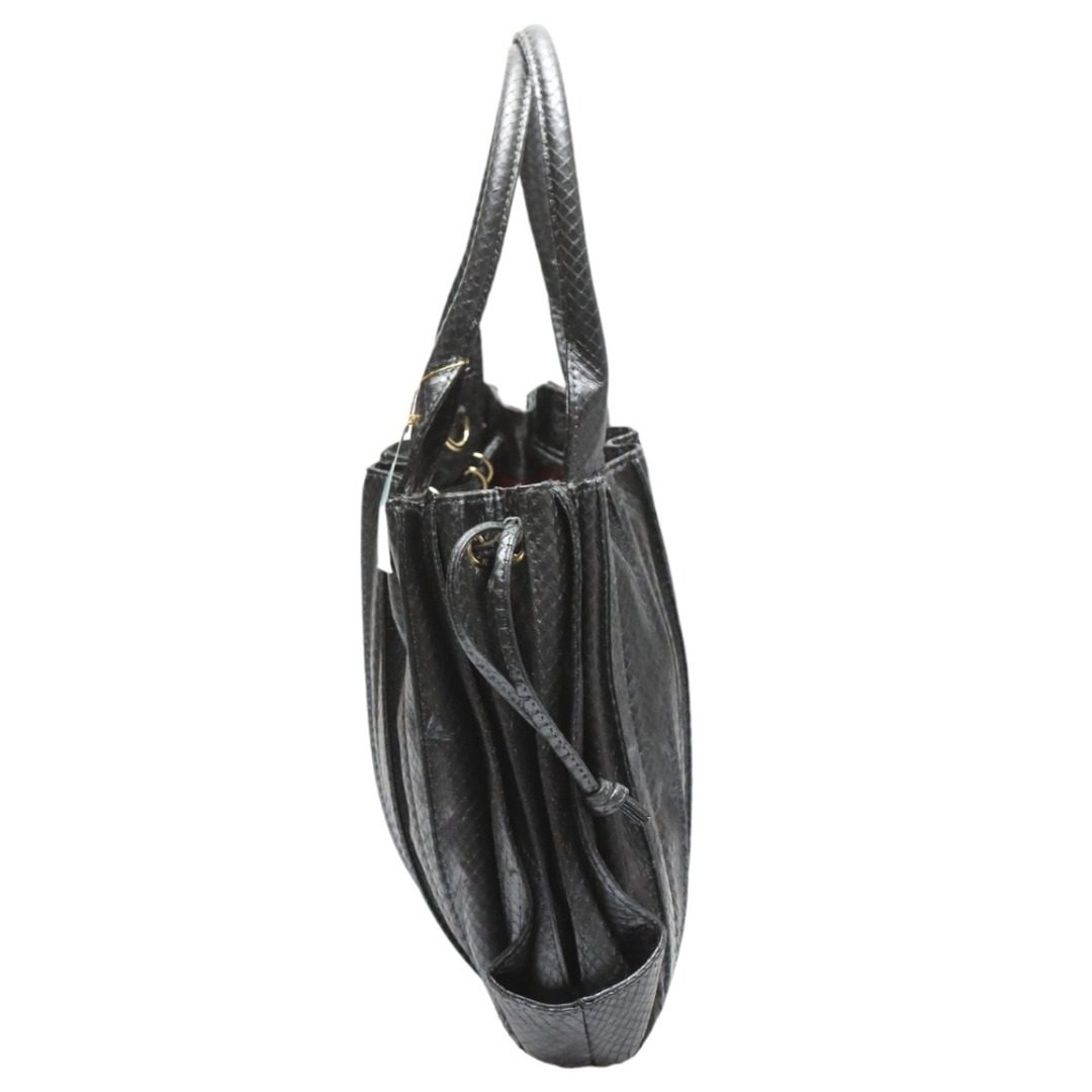スネーク 14682A トートバッグ ブラック  SNAKE バルーンタイプ スネーク レディースのバッグ(トートバッグ)の商品写真