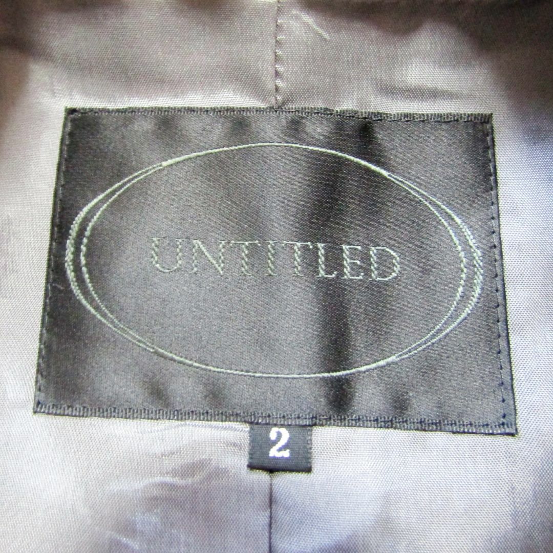 UNTITLED(アンタイトル)のUNTITLED　アンタイトル　ロングダッフルコート レディースのジャケット/アウター(ダッフルコート)の商品写真