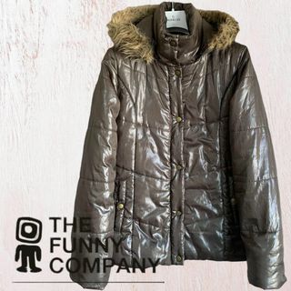 【美品】THE FUNNY COMPANY フード付き中綿ジャケット(ダウンジャケット)