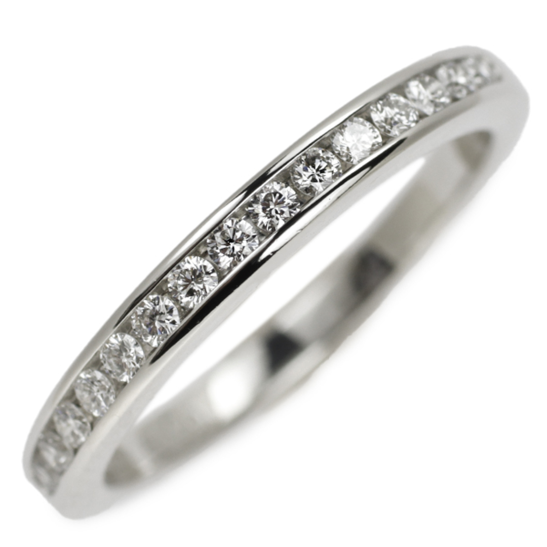Tiffany & Co.(ティファニー)のティファニー Pt950 ダイヤモンド リング ハーフサークルチャネル レディースのアクセサリー(リング(指輪))の商品写真