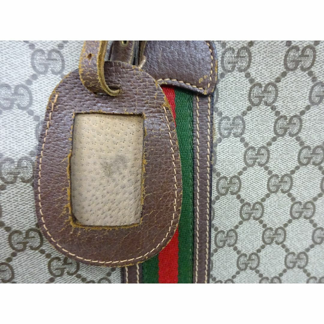 Gucci(グッチ)のM本004 / GUCCI GG柄 ボストンバッグ PVC レザー 鑑定済み レディースのバッグ(ボストンバッグ)の商品写真