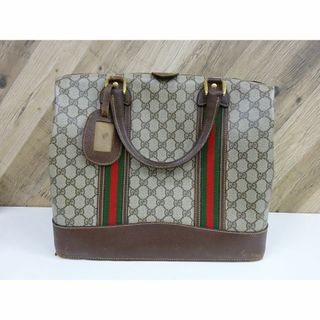 グッチ(Gucci)のM本004 / GUCCI GG柄 ボストンバッグ PVC レザー 鑑定済み(ボストンバッグ)