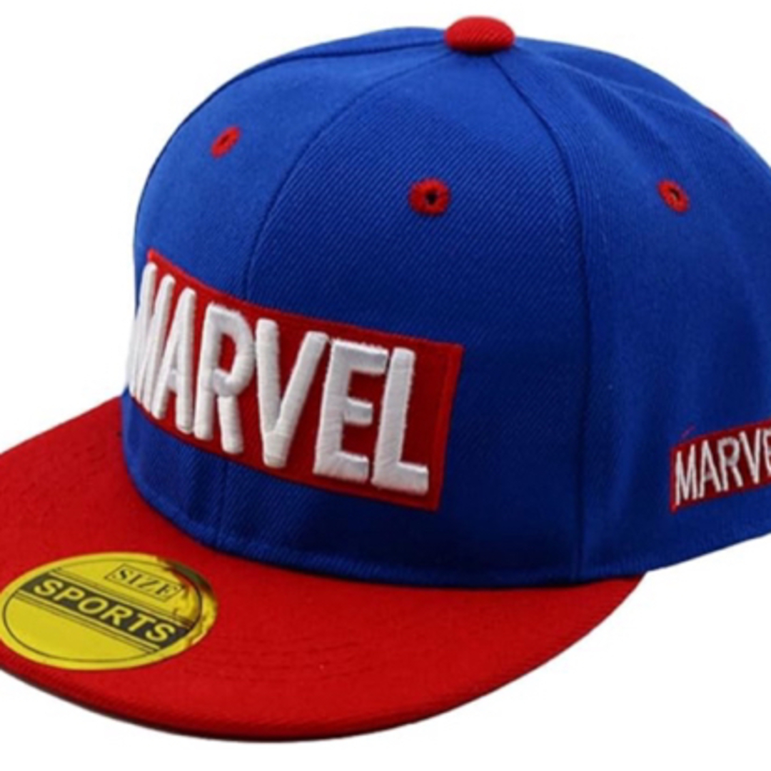 NEW ERA(ニューエラー)のMARVEL キャップ 青 赤 キャプテンアメリカ ヴィンテージ ニューエラ メンズの帽子(キャップ)の商品写真