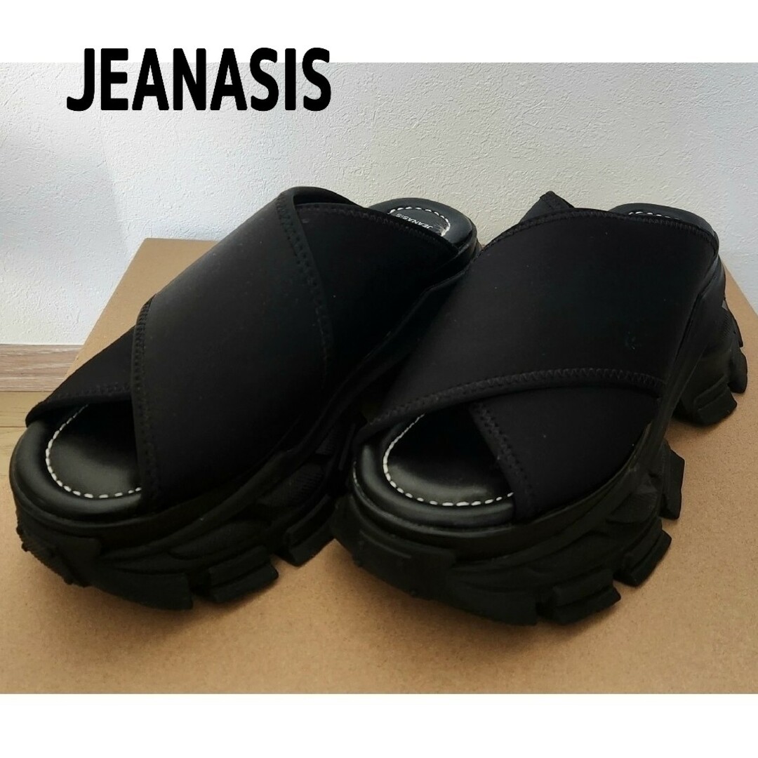 靴/シューズJEANASIS クロススポーツアツゾコサンダル Lサイズ