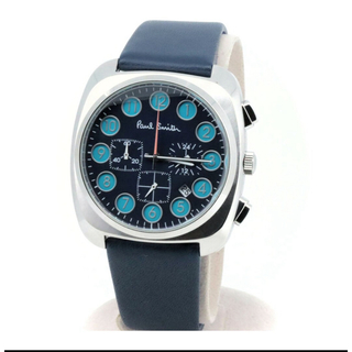 ポールスミス(Paul Smith)のポールスミス ダイヤル クロノ 052A-T024840 メンズ腕時計 青 (腕時計(アナログ))