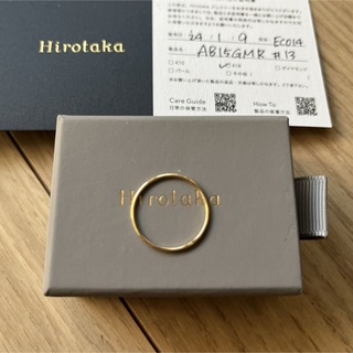エストネーション(ESTNATION)のhirotaka プロミスリング　13号(リング(指輪))
