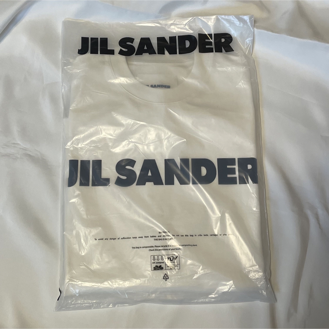 Jil Sander(ジルサンダー)の■ JIL SANDER プリント ロゴ コットン Tシャツ ■ メンズのトップス(Tシャツ/カットソー(半袖/袖なし))の商品写真