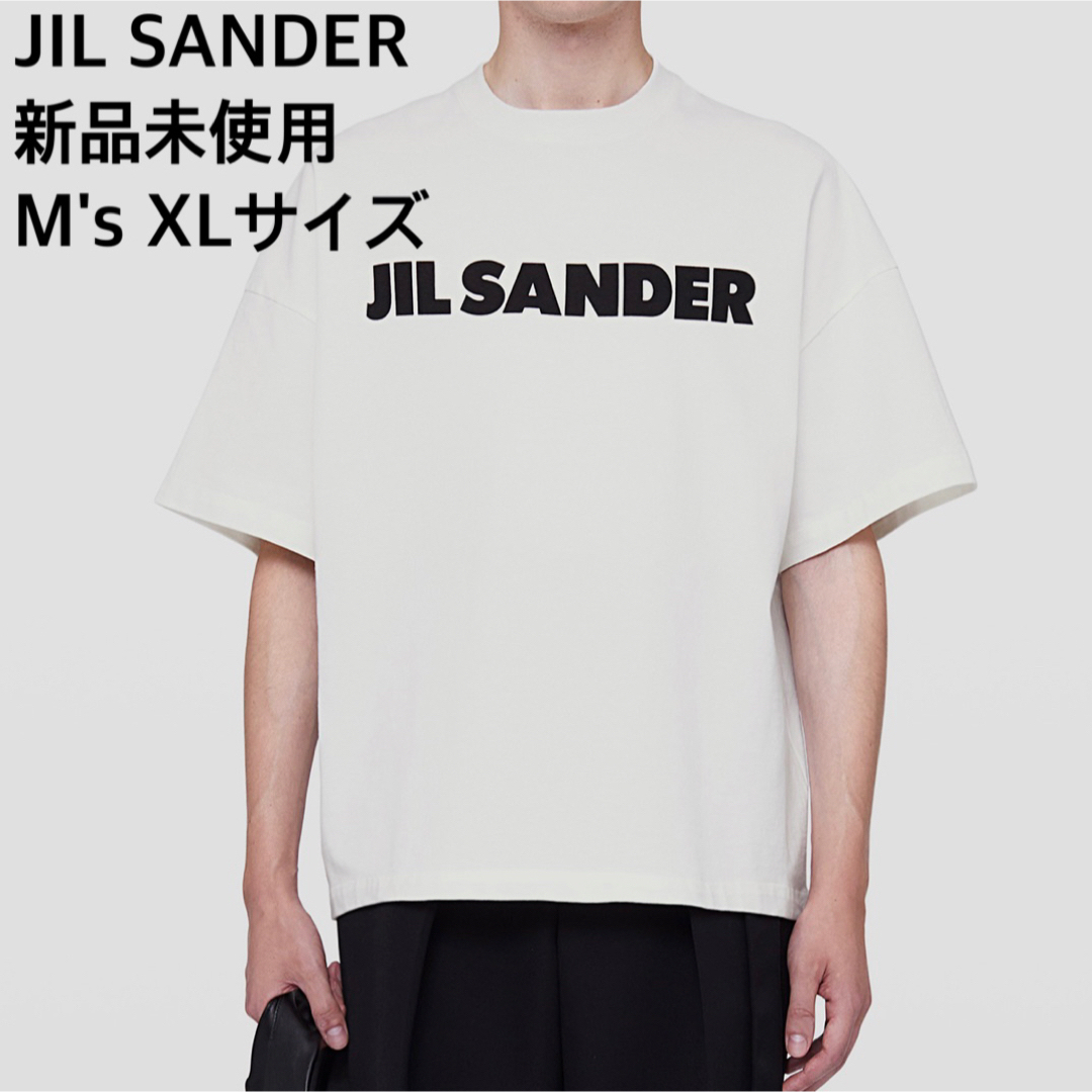 Jil Sander(ジルサンダー)の■ JIL SANDER プリント ロゴ コットン Tシャツ ■ メンズのトップス(Tシャツ/カットソー(半袖/袖なし))の商品写真