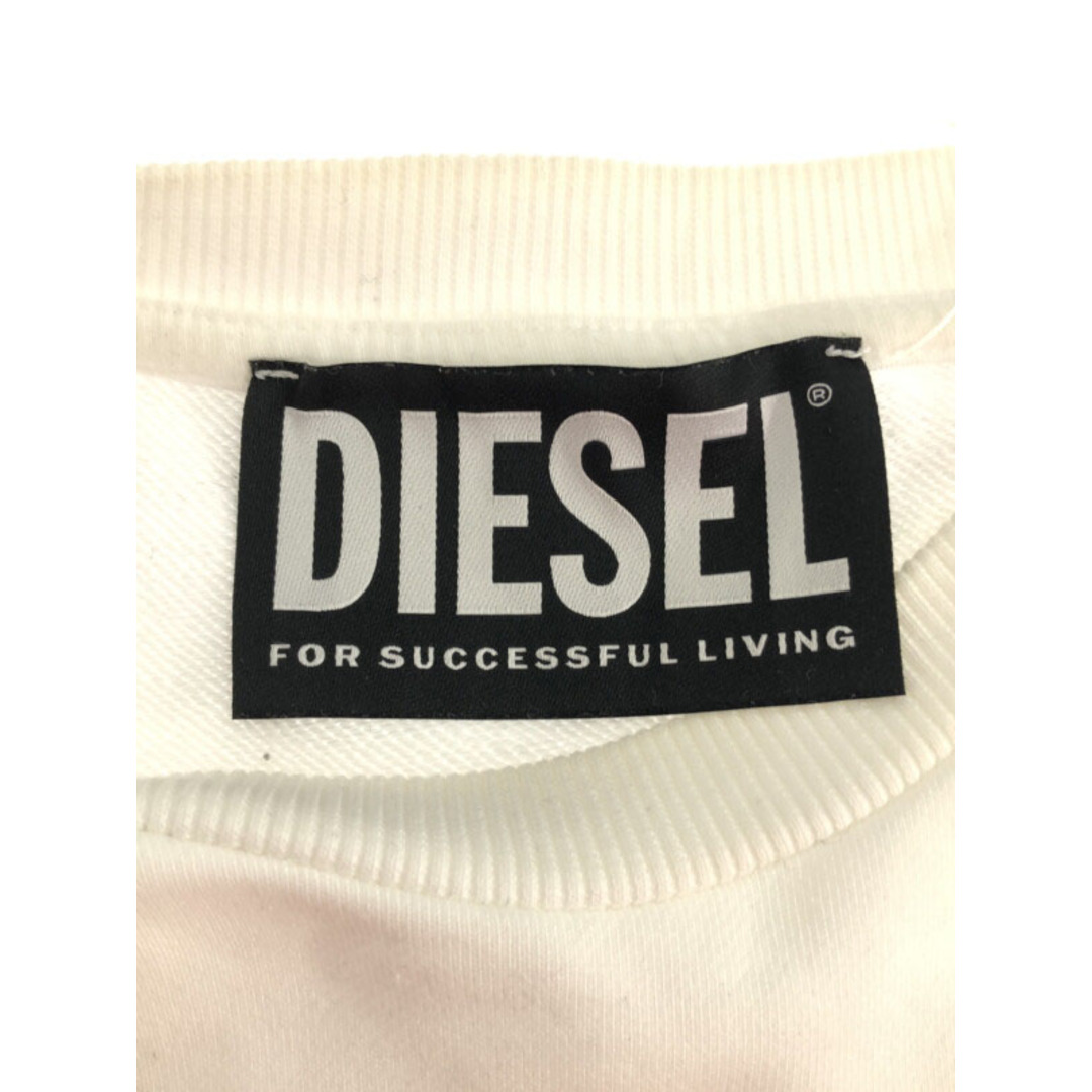 DIESEL(ディーゼル)のDIESEL ディーゼル ×GR8×CALI×YUTA HOSOKAWA ロゴプリントスウェットトレーナー ホワイト S メンズのトップス(スウェット)の商品写真