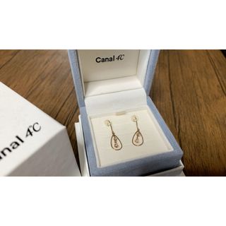 カナルヨンドシー(canal４℃)のCanal4℃  K10 イエローゴールドピアス(ピアス)