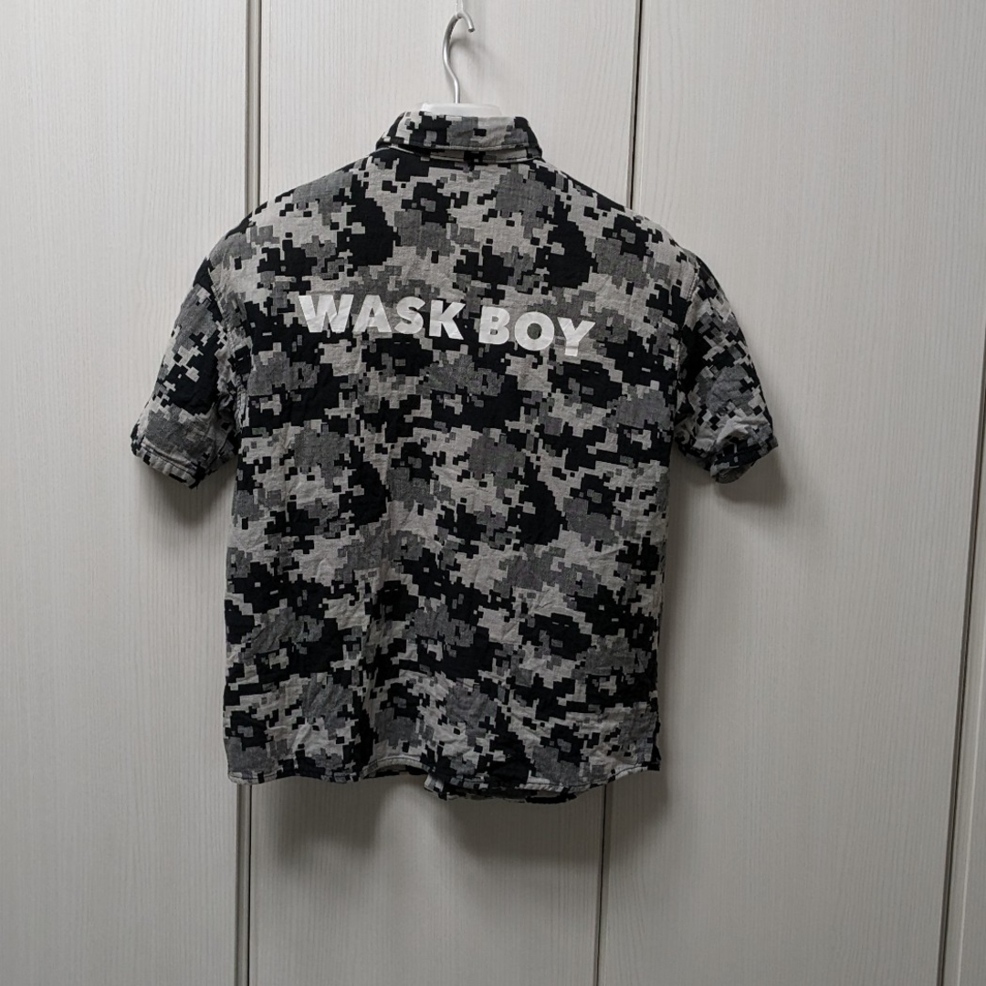 WASK(ワスク)の㉖再値下げ❗WASK／デジタル迷彩二重織半袖シャツ／150cm キッズ/ベビー/マタニティのキッズ服男の子用(90cm~)(ブラウス)の商品写真