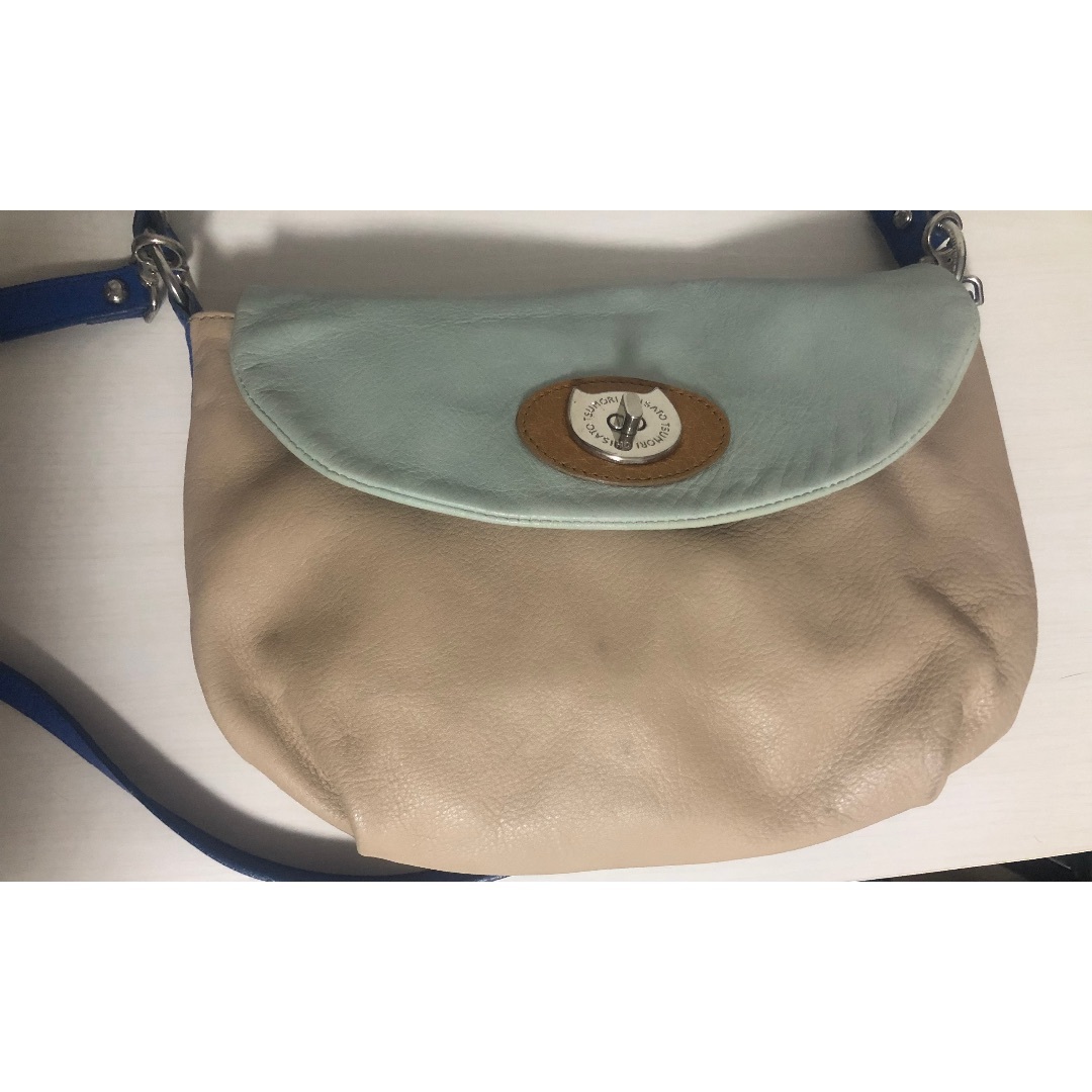 TSUMORI CHISATO(ツモリチサト)の【ツモリ チサト】トリコカラー ハンドバッグ ショルダーバッグ  ネコ キャット レディースのバッグ(ショルダーバッグ)の商品写真