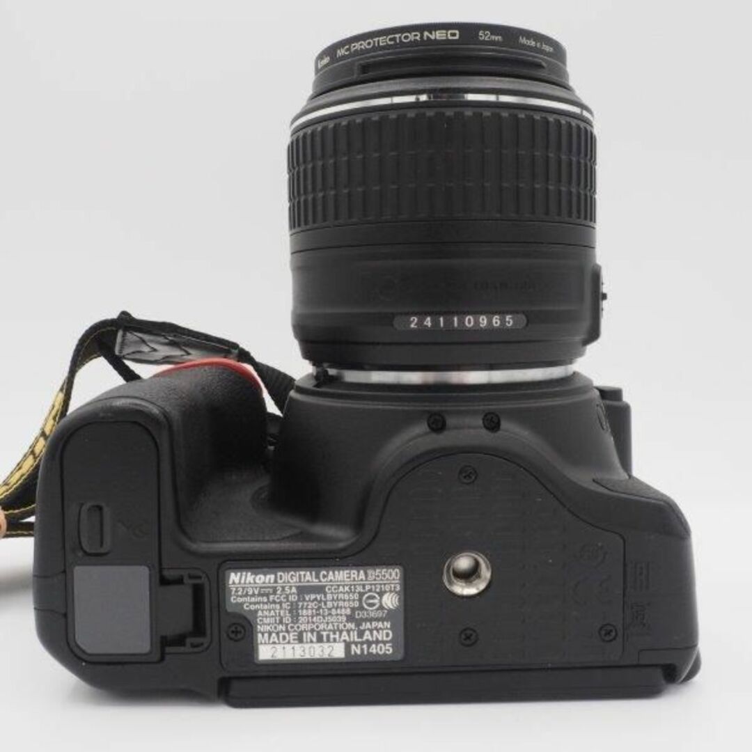 Nikon(ニコン)のシャッター回数わずか4587回■ほぼ新品■ NikonD5500 レンズキット スマホ/家電/カメラのカメラ(デジタル一眼)の商品写真