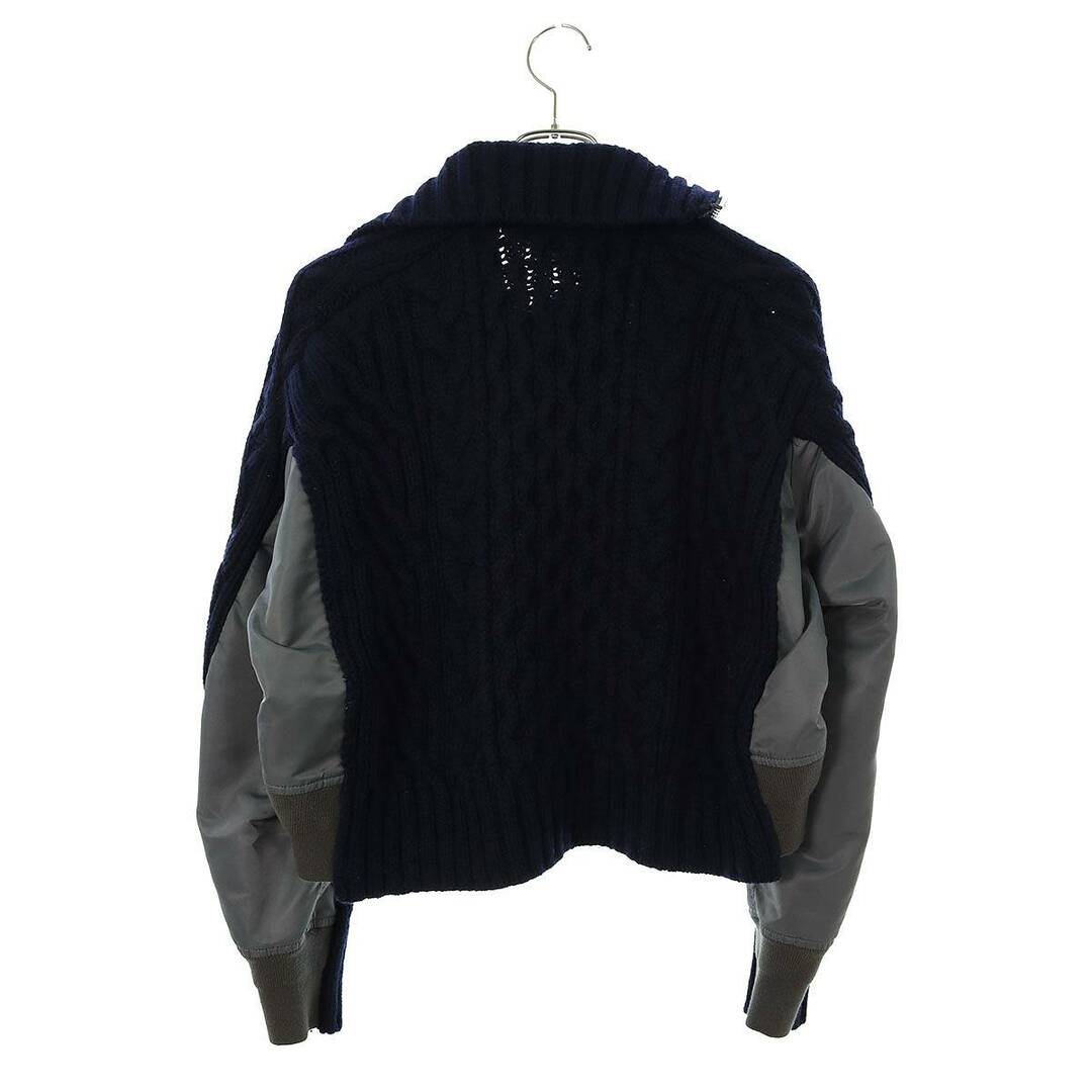 sacai - サカイ 23-06811/Nylon Twill x Knit Blouson ナイロン sacai - サカイ 23-06811/Nylon Twill x Knit Blouson ナイロン