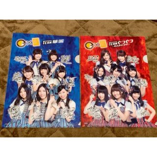 エスケーイーフォーティーエイト(SKE48)のＳＫＥ４８　CoCo壱　クリアファイル　２部  (アイドルグッズ)