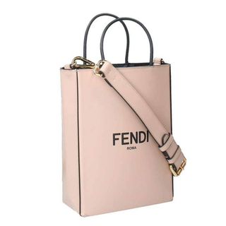 フェンディ(FENDI)のフェンディ  8BH382 ショッピングバックスモール ロゴレザー2WAYショルダーバッグ レディース(ショルダーバッグ)