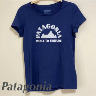 パタゴニア(patagonia)のPatagonia パタゴニア 半袖Tシャツ ネイビー オーガニックコットン(Tシャツ(半袖/袖なし))