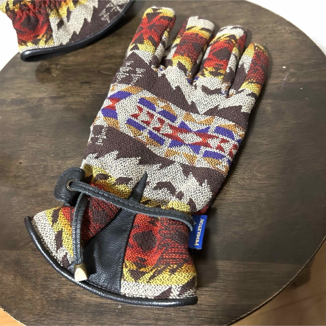 PENDLETON(ペンドルトン)のメンズMサイズ！PENDLETON ペンドルトン 古着グローブ手袋 ウール メンズのファッション小物(手袋)の商品写真