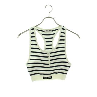 MIU MIU - ミュウミュウ Cotton top MMV066 ボーダーニット MIU MIU - ミュウミュウ Cotton top MMV066 ボーダーニット