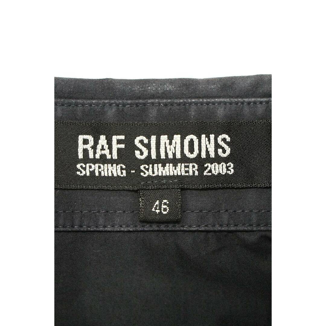 RAF SIMONS(ラフシモンズ)のラフシモンズ  03SS  消費者期 パロディロゴプリント半袖シャツ メンズ 46 メンズのトップス(シャツ)の商品写真