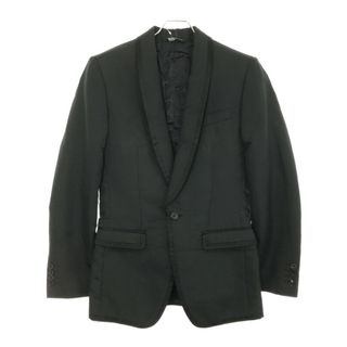 ドルチェアンドガッバーナ(DOLCE&GABBANA)のDOLCE&GABBANA ドルチェ＆ガッバーナ SICILIA サテントリム ドット柄ショールカラータキシードジャケット ブラック 44 G2I04T(テーラードジャケット)