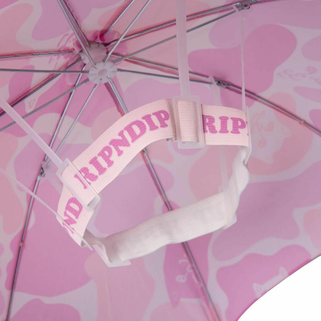 RIPNDIP(リップンディップ)のRIPNDIP CAMO UMBRELLA HAT Pink 新品 レディースのファッション小物(傘)の商品写真