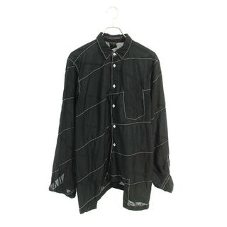 コムデギャルソンオムプリュス(COMME des GARCONS HOMME PLUS)のコムデギャルソンオムプリュス 螺旋ステッチ変形長袖シャツ メンズ M(シャツ)