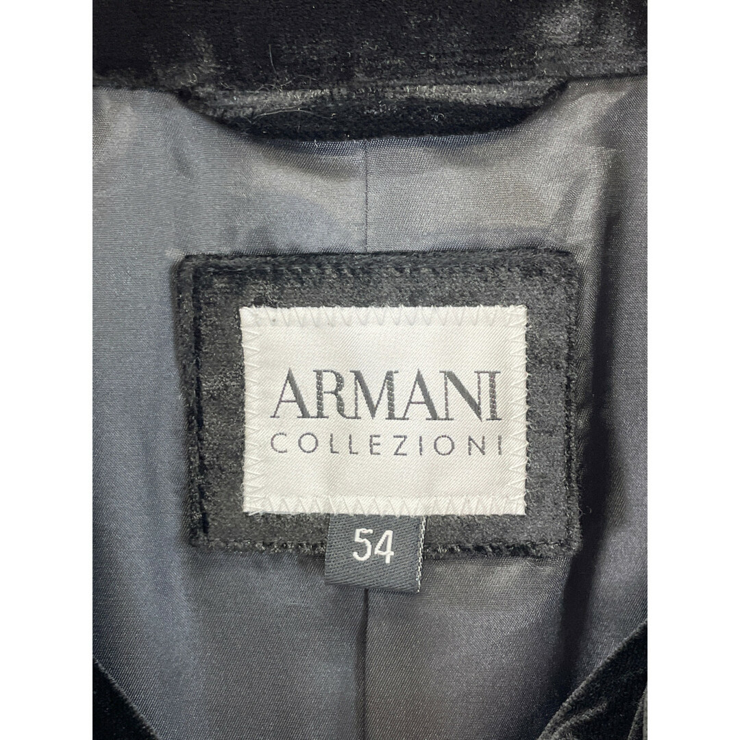 ARMANI COLLEZIONI(アルマーニ コレツィオーニ)のアルマーニコレッツォーニ K6ES40 ブラック ベルベット スタンドカラージャケット 54 メンズのジャケット/アウター(その他)の商品写真