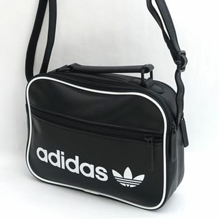 アディダス(adidas)のadidas / アディダス ◆ミニショルダーバッグ/VINT MINI AIRL BAG/ブラック DH1004 【バッグ/バック/BAG/鞄/カバン】 メンズファッション【中古】 [0220478289](ショルダーバッグ)