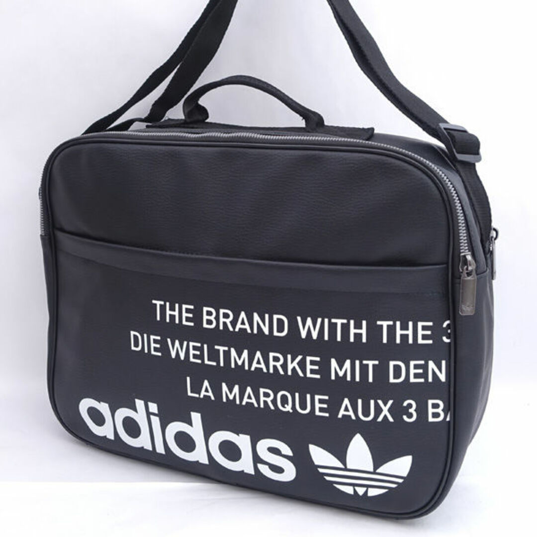 adidas(アディダス)のadidas / アディダス ◆ショルダーバッグ/VINT AIRLINER/ブラック  GN2245 【バッグ/バック/BAG/鞄/カバン】 メンズファッション【中古】 [0220478290] メンズのバッグ(ショルダーバッグ)の商品写真