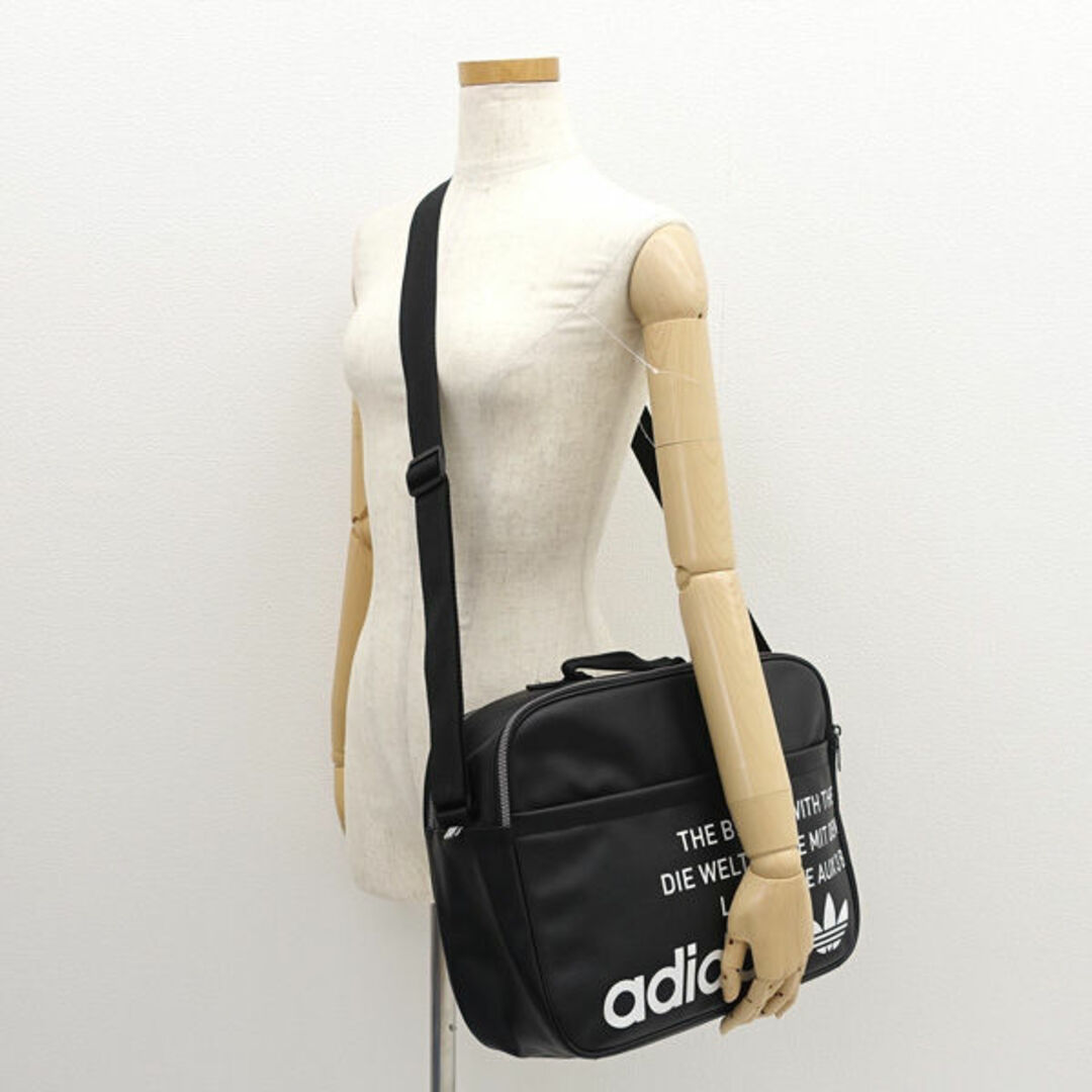 adidas(アディダス)のadidas / アディダス ◆ショルダーバッグ/VINT AIRLINER/ブラック  GN2245 【バッグ/バック/BAG/鞄/カバン】 メンズファッション【中古】 [0220478290] メンズのバッグ(ショルダーバッグ)の商品写真