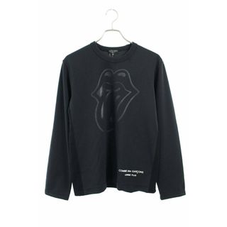 コムデギャルソンオムプリュス(COMME des GARCONS HOMME PLUS)のコムデギャルソンオムプリュス AD2005リップアンドタンロゴプリント長袖カットソー メンズ M(Tシャツ/カットソー(七分/長袖))