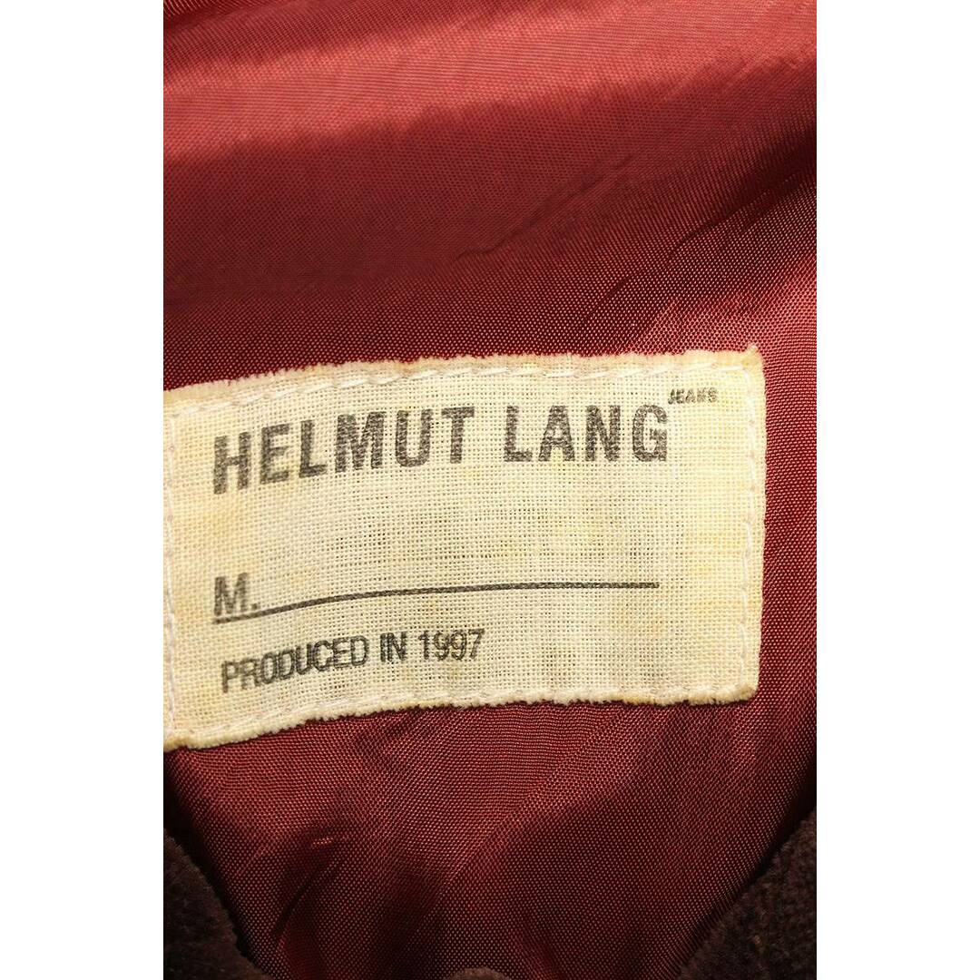 HELMUT LANG(ヘルムートラング)のヘルムートラング  97AW  JEANSライン 1997カフスデザインベロアコート メンズ 42 メンズのジャケット/アウター(その他)の商品写真