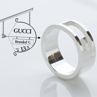 グッチ(Gucci)のめろあん様おまとめ 美品 GUCCI ブランデッドG リング 13.5号(リング(指輪))