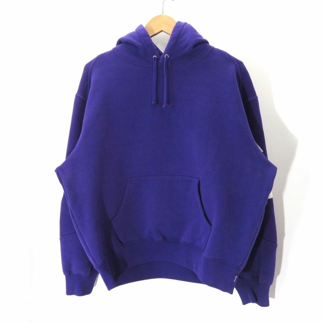 Supreme(シュプリーム)のSUPREME 23aw BIG LOGO JAQUARD HOODED SWEATSHIRT PURPLE  メンズのトップス(パーカー)の商品写真