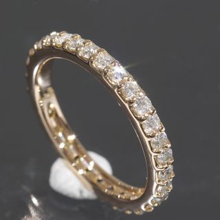 ポンテヴェキオ(PonteVecchio)のポンテ フルエタニティリング 8号 ダイヤ0.65ct K18PG E0751(リング(指輪))