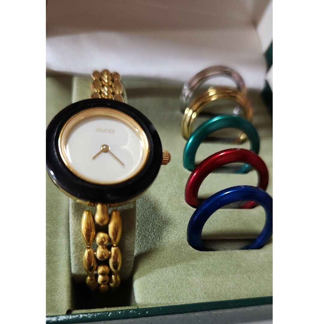 GUCCI 腕時計 チェンジベゼル 電池切れ 動作未確認 1994年購入品 GUCCI 腕時計 チェンジベゼル 電池切れ 動作未確認 1994年購入品