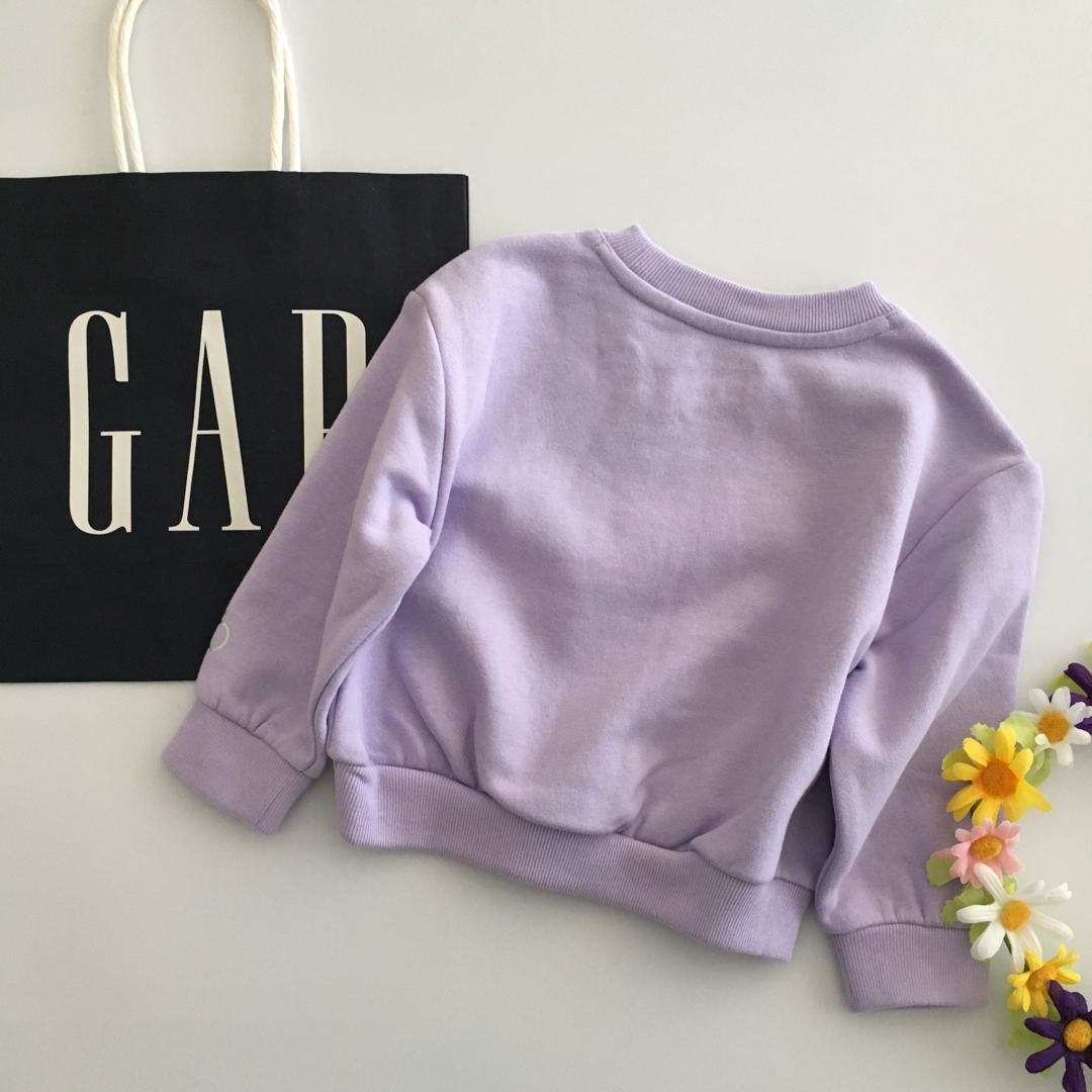 babyGAP(ベビーギャップ)の新品♡baby gap♡ベビーギャップ♡ミニー♡スウェット♡トレーナー♡ザラ/他 キッズ/ベビー/マタニティのキッズ服女の子用(90cm~)(Tシャツ/カットソー)の商品写真